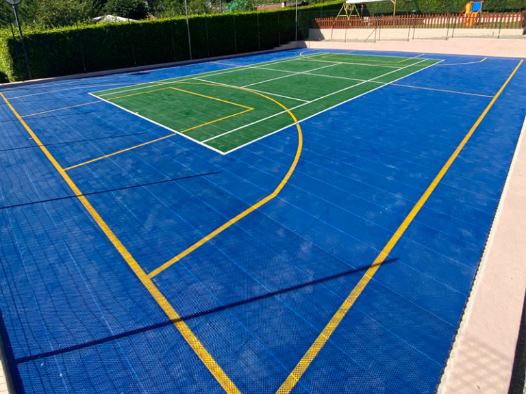 campo pickball pavimento sportivo